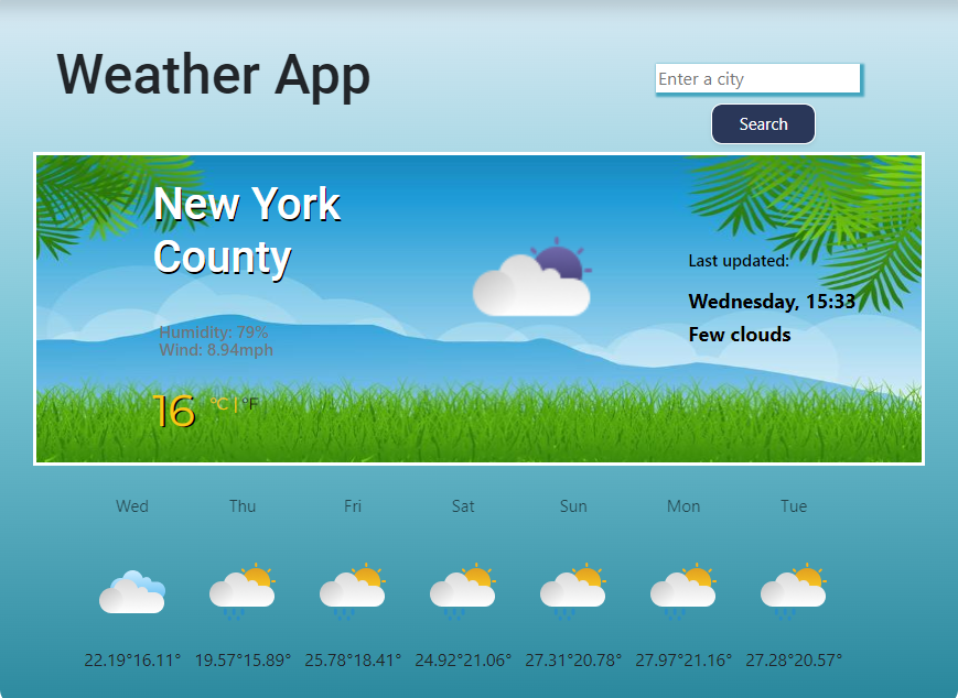 Anchor's weatherapp